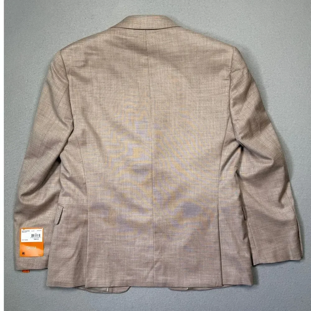 Tallia Men's Classic-Fit Suit Separate Jacket Tan 38S $360